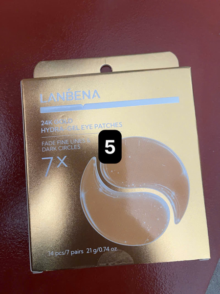 Mặt nạ da quanh mắt Lanbena 24K Gold hydra