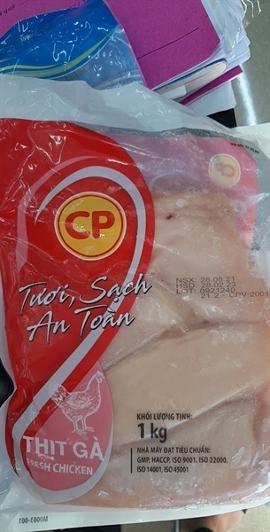 Ức gà phi lê ĐL CP 500g