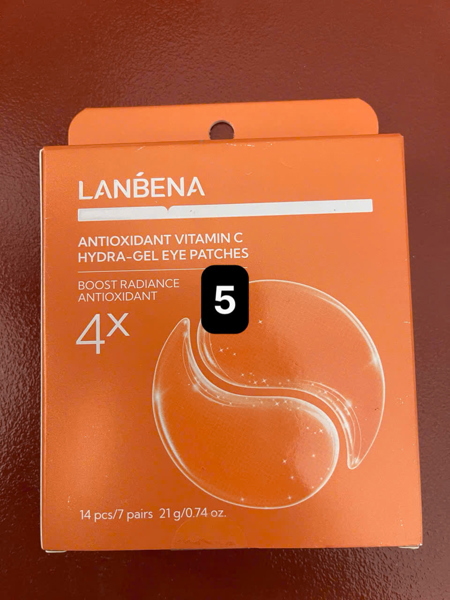Mặt nạ cung cấp độ ẩm cho da quanh mắt Lanbena anti Vitamin C hydra