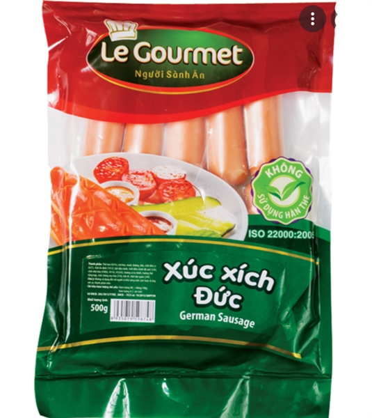Xúc xích Đức Le Gourmet gói 500g