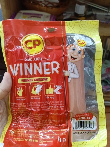 Xúc xích Winner CP 200g