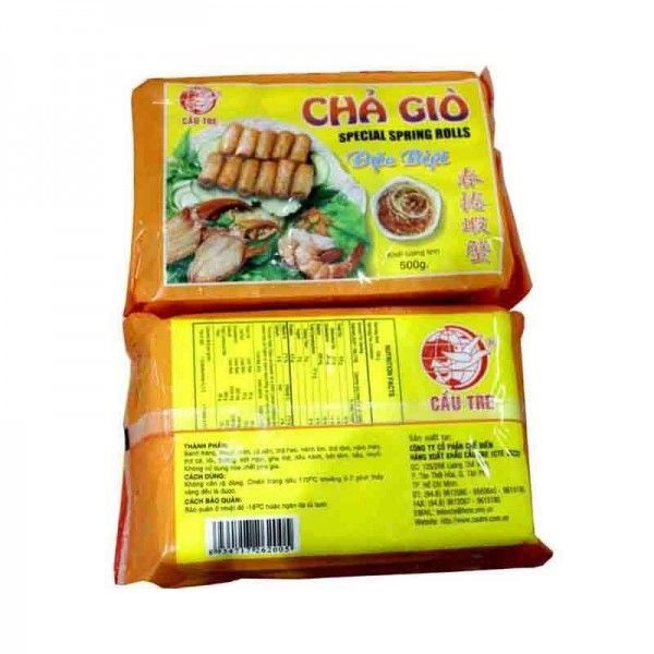 Chả giò bánh tráng đặc biệt hải sản Cầu Tre 500g