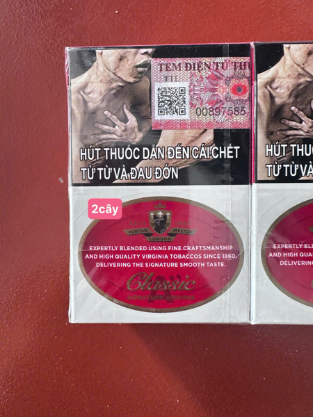 Thuốc lá Craven classic mèo đỏ