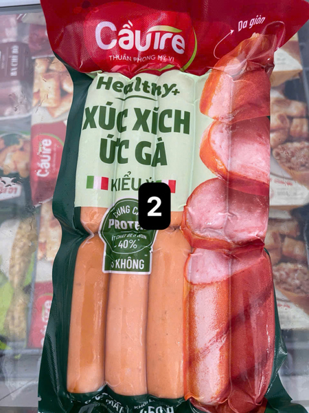 Xúc xích ức gà kiểu ý Cầu Tre