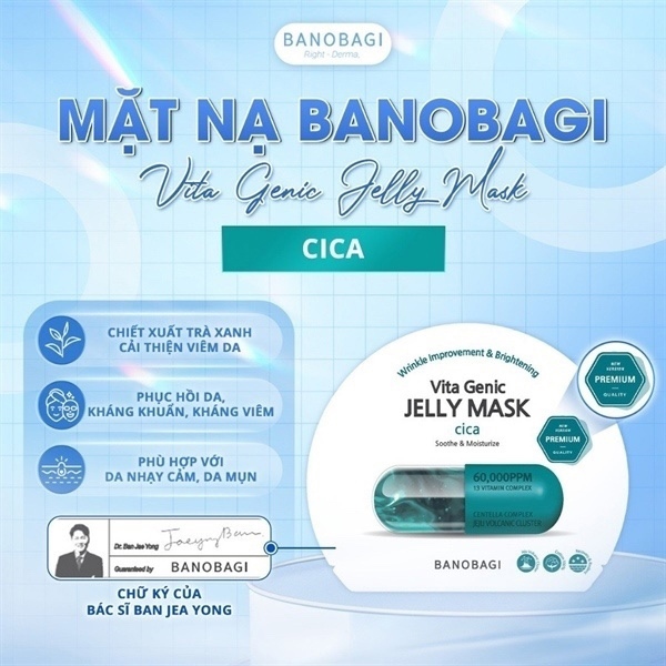 Mặt nạ Banobagi Vita genic Jelly mask cica