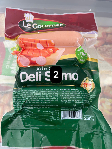 Xúc xích Deli SUMO 250g