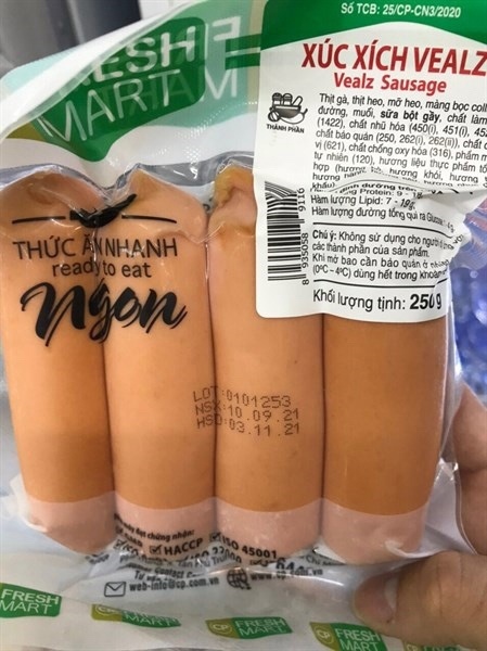 Xúc xích Vealz 250g CP