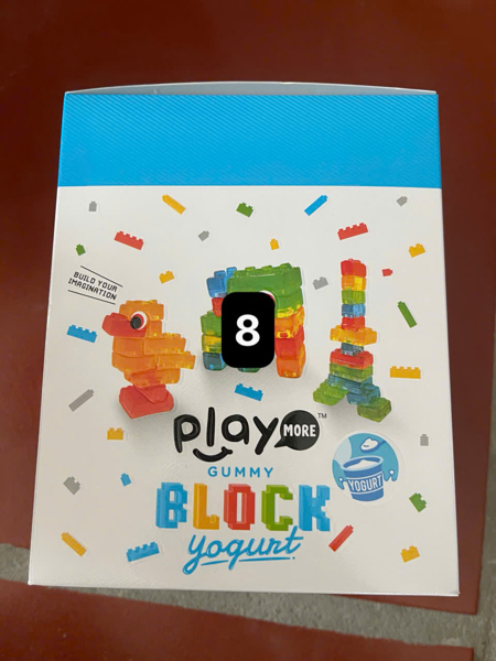 Kẹo dẻo xếp hình vị sữa chua Playmore 64g