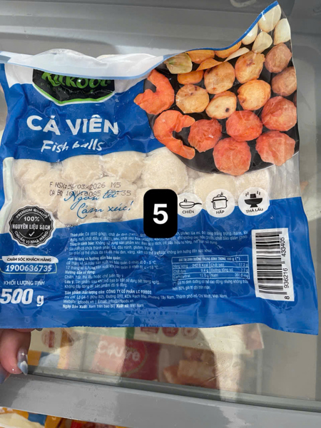 Cá viên Kitkool 500g
