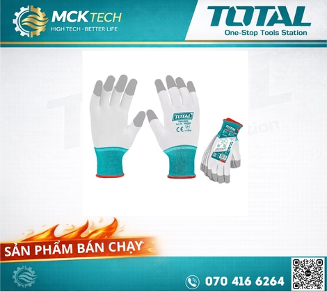 Găng tay phủ PU size XL Total