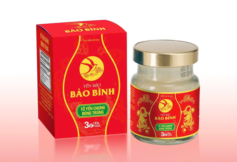 YẾN SÀO BẢO BÌNH TỔ YẾN CHƯNG ĐÔNG TRÙNG