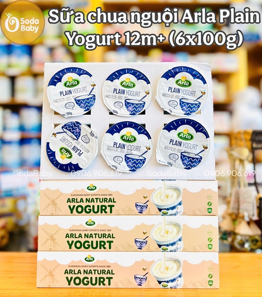 Sữa chua nguội Arla 12m+ 100gx6 - Yogurt