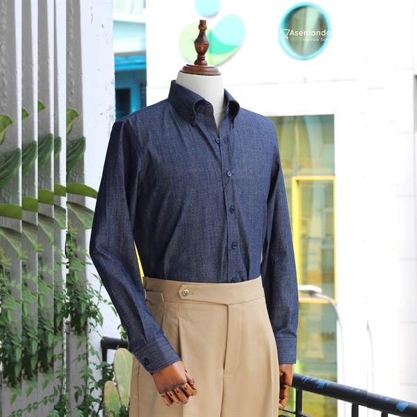 Buttondown Chambray Denim chính hãng Asemando