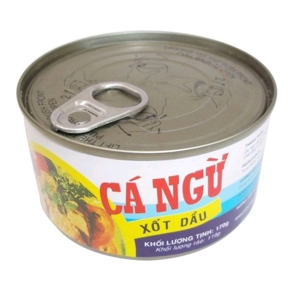 Cá ngừ xốt dầu visan 170g