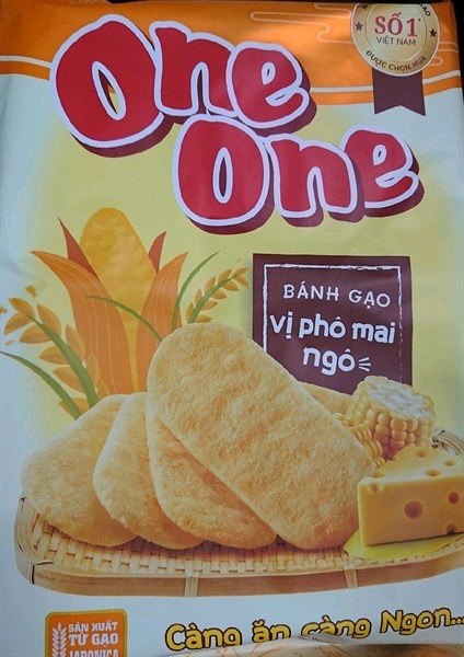 Bánh gạo One One Gold vị phô mai ngô 118g