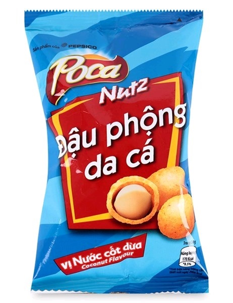 Lays Đậu phộng da cá Poca vị nước cốt dừa 28g