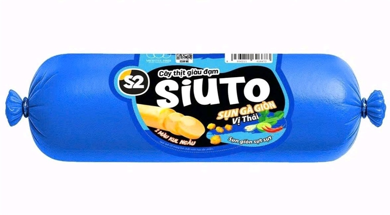 Cây thịt giàu đạm S2 siuto sụn giòn vị Thái 80g