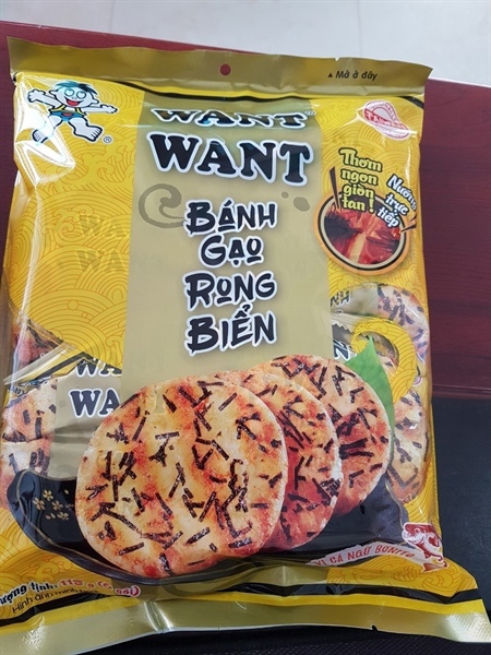 Bánh gạo Want Want rong biển 118g