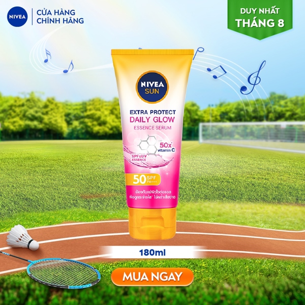 Kem chống nắng Nivea sun daily Grow c&e 50spf+++ 180ml