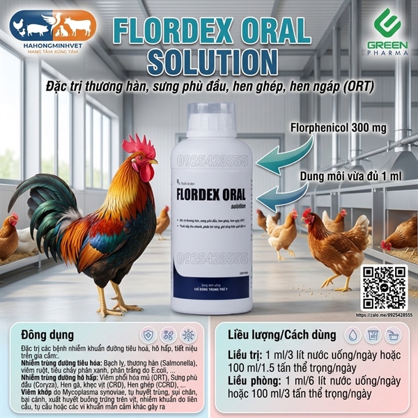 Flordex Oral Solution 1lít (florr 30)