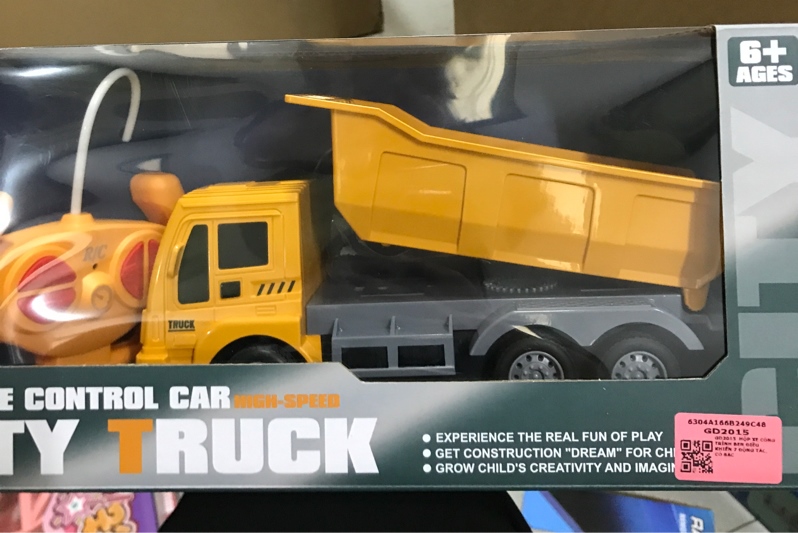Hộp xe công trình ben đk 7 động tác ,có sạc