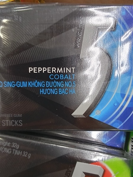 Kẹo sing-gum không đường no.5 32g
