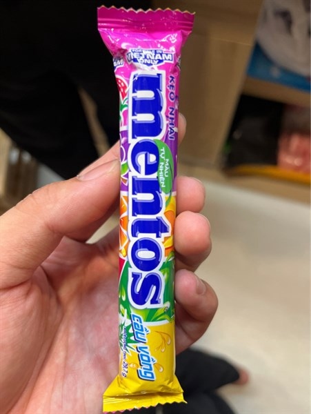 Kẹo Mentos cầu vồng thỏi 30g