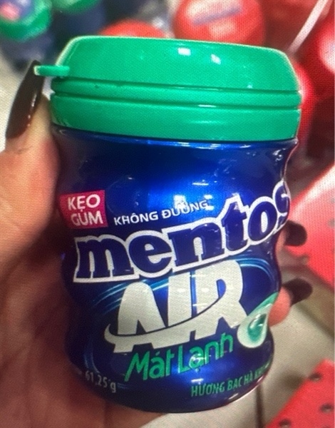 Kẹo gum Mentos không đường