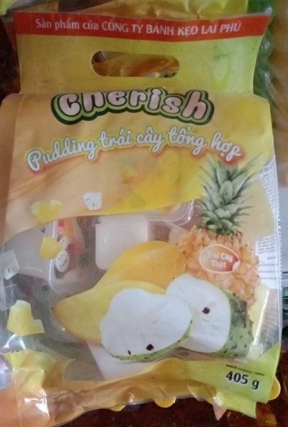 Thạch Cherish pudding tổng hợp 405g