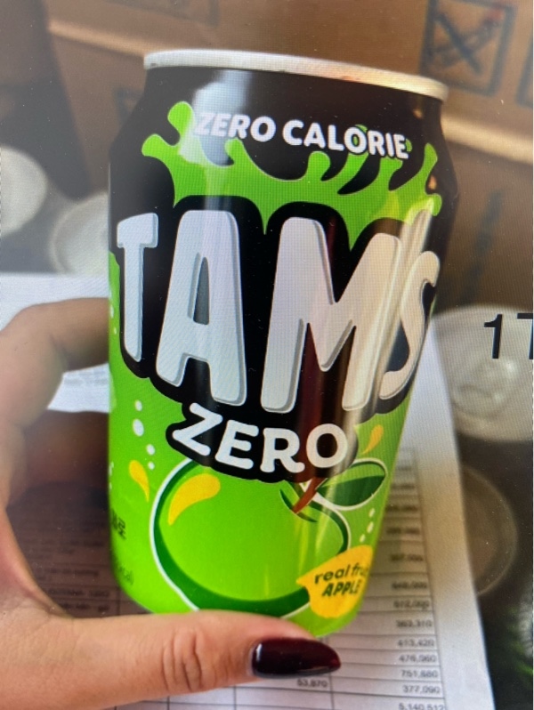 TAMS zero Hương táo 355ml
