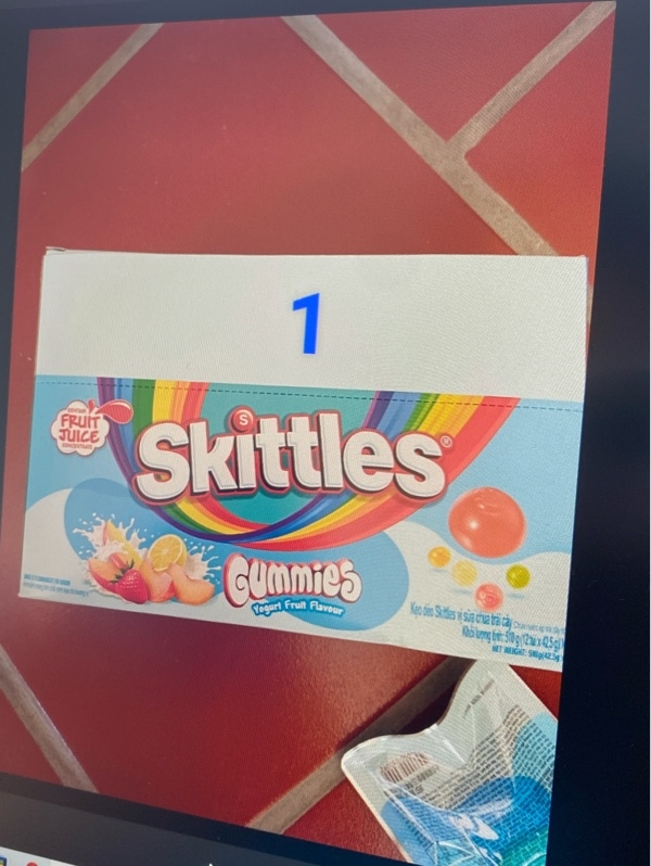 Kẹo dẻo Skittles xanh