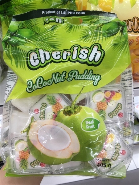 Pudding thạch dừa