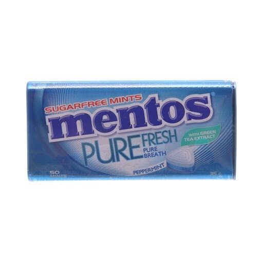 Mentos kẹo ngậm k.đg trà xanh 35g