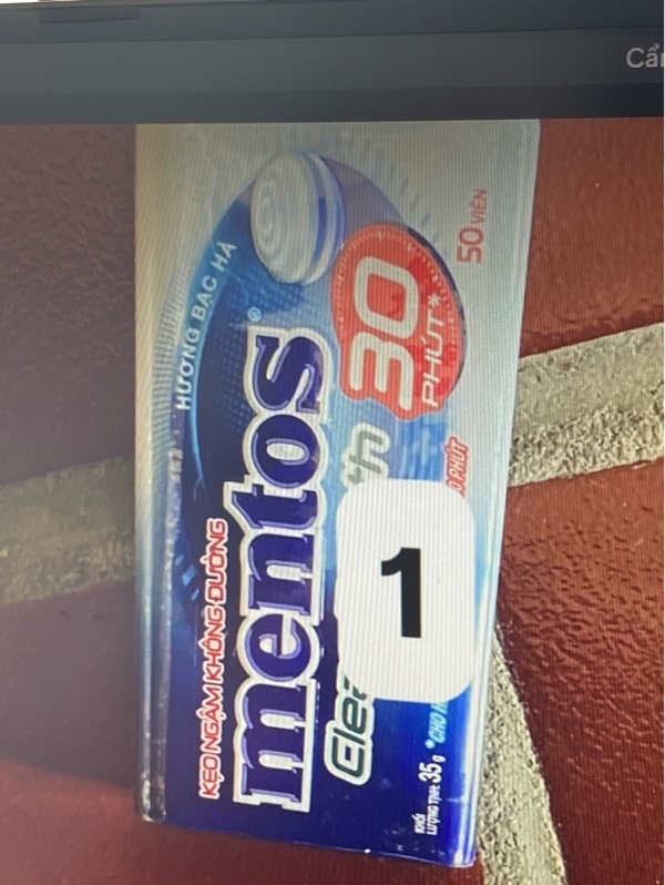 Kẹo ngậm không đường Mentos Bạc Hà 35g