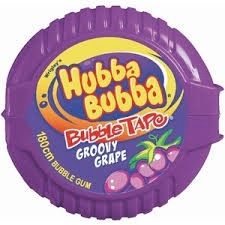 Singum cuộn siêu dài Hubba Bubba vị nho