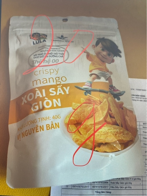 Xoài sấy giòn