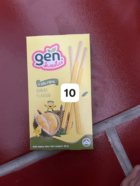 Bánh que vị sầu riêng