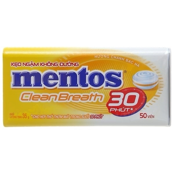 Mentos Hương chanh 35g
