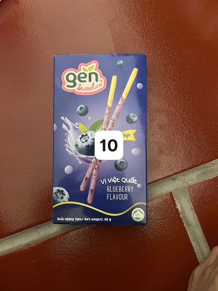 Bánh que vị quất 36g