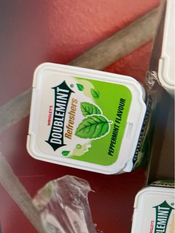 Doublemint sugarfree gum peppermint