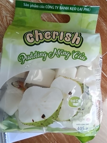 Pudding mãng cầu Cherish Bịch nhỏ 405g