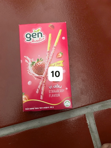 Bánh que vị dâu 36g
