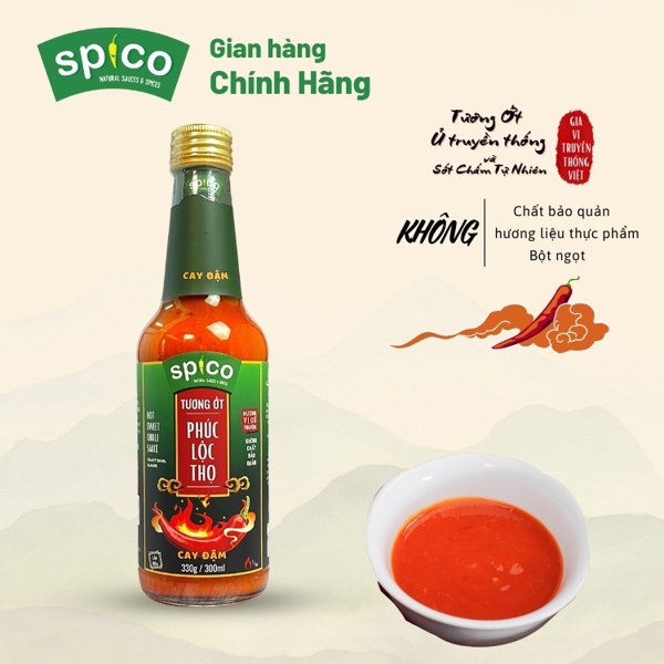 Tương ớt Phúc Lộc Thọ cay đậm 330g