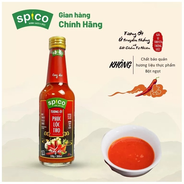 Tương ớt Phúc Lộc Thọ cay dịu 330g