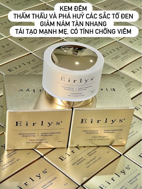 Kem dưỡng trắng mờ thâm nám Eirlys đêm 50ml - Hàng công ty
