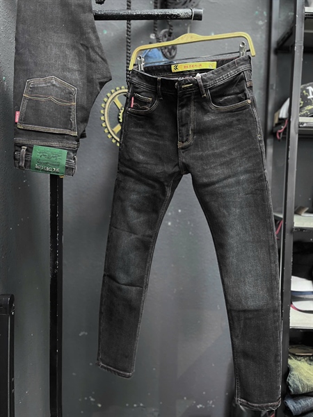 Jean Dài SS26 3K-2262 Xám Nâu cafe chỉ nổi was