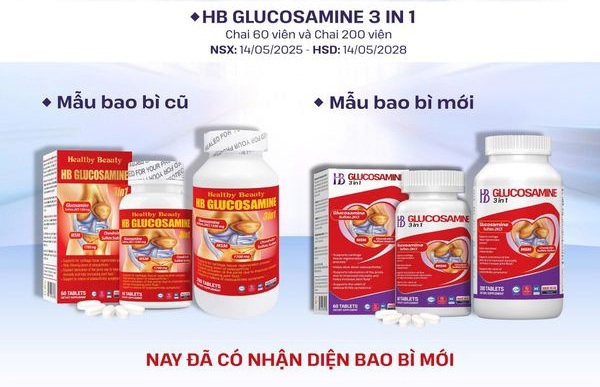 HB GLUCOSAMINE 3 IN 1 C/60V