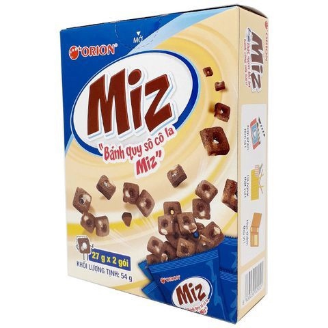 Bánh quy MIZ bị socola
