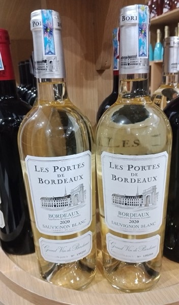Rượu vang trắng les portes -sauvigon blanc 75cl 13%