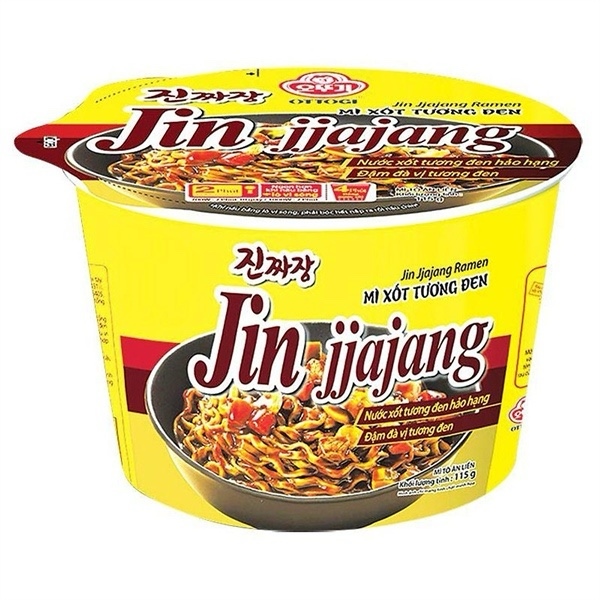 Mỳ Ottogi Jin Jjajang xốt tương đen tô 115g